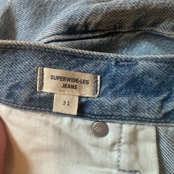 Madewell Super Wide Leg Jeans size 31 - Picture 4 of 4